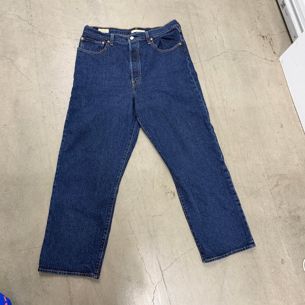 Levi's Ribcage Straight Ankle Dark Wash 33x27